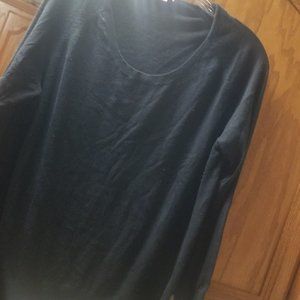 J.JILL WOMENS SWEATSHIRT  BLACK SIZE  L